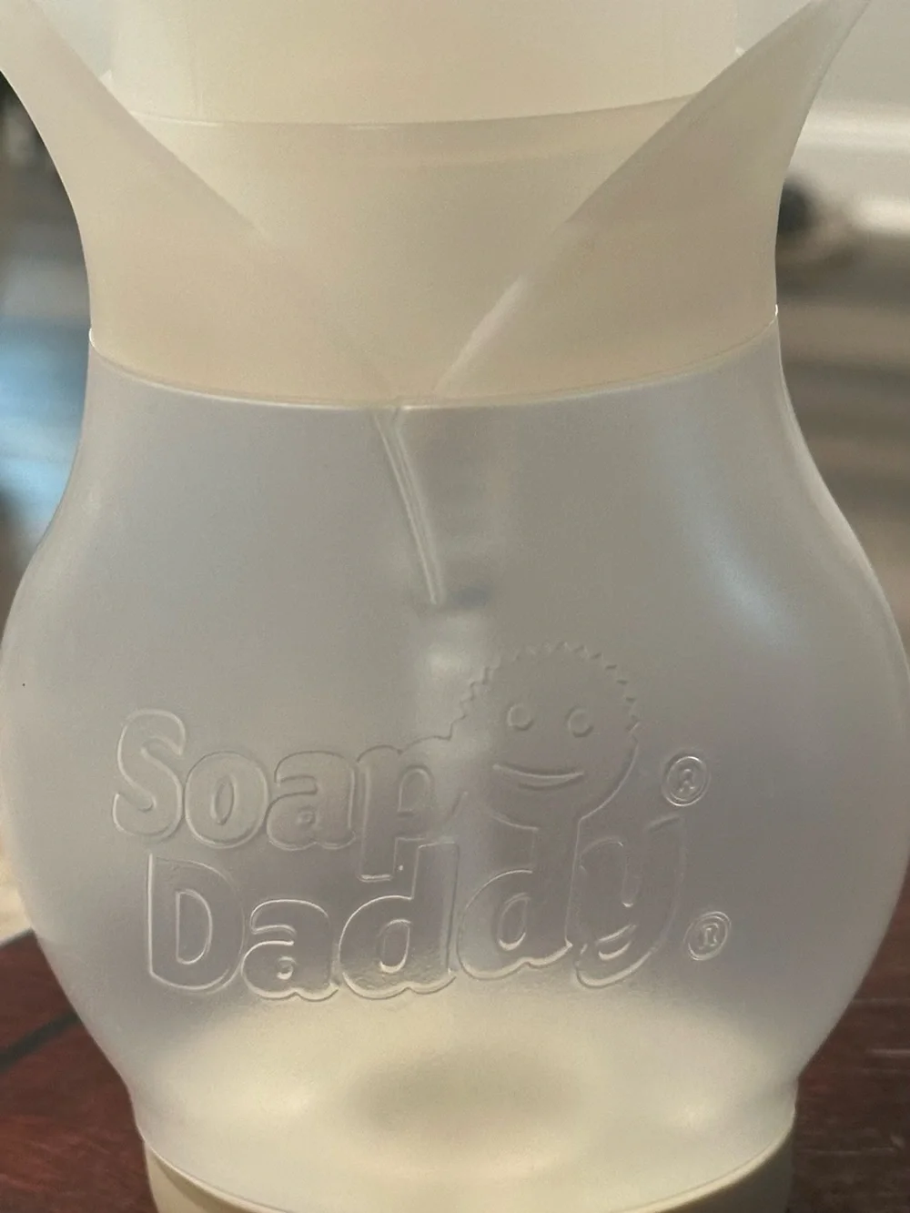 Scrub Daddy Soap Daddy Refillable Soap Dispenser, 13.25 fl oz, BPA-Free Clear 🧼
